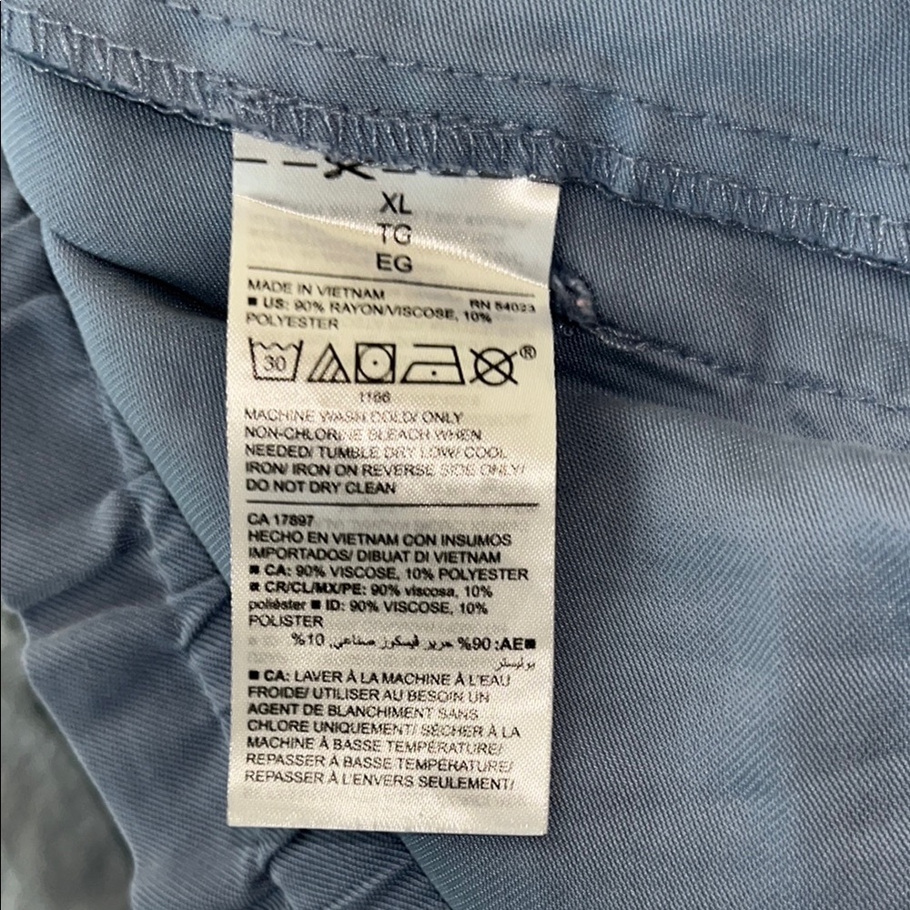 Comfortable Blue Drawstring Shorts - Picture 5 of 5